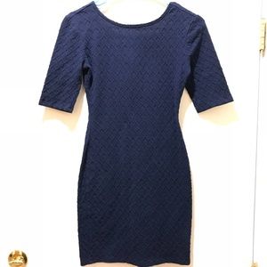 Navy Blue BodyCon Dress